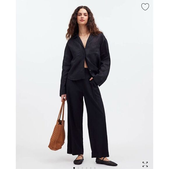 $78 Madewell Pull-On Straight Crop Pant size 4 - Picture 1 of 7